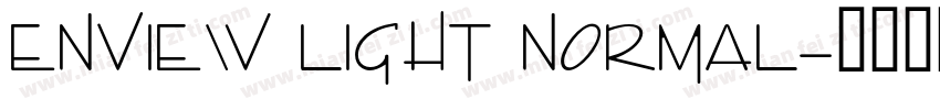 Enview Light Normal字体转换